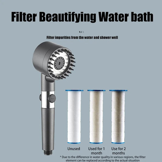 Filtered Massage Shower Head